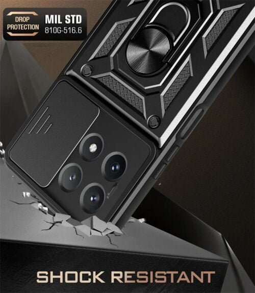 Case Poco X6 Pro 5g - Con aro y protector de cámara - Imagen 5
