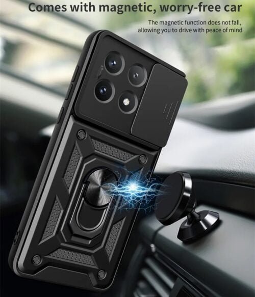 Case Poco X6 Pro 5g - Con aro y protector de cámara - Imagen 6