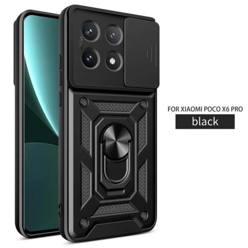Case Poco X6 Pro 5g - Con aro y protector de cámara - Imagen 2