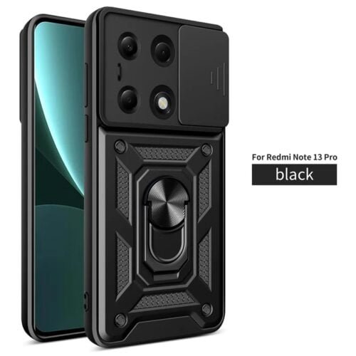 Case Redmi Note 13 Pro (4g) - Con aro y protector de cámara