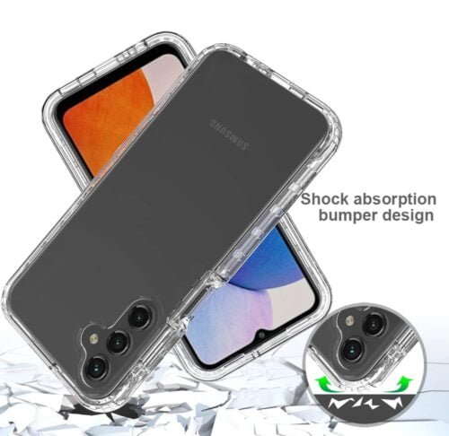 Case 360 Transparente Samsung A55 5g - Anti Impacto doble protección - Imagen 4