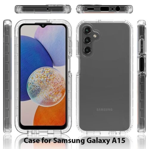 Case 360 Transparente Samsung A15 - Anti Impacto doble protección - Imagen 8