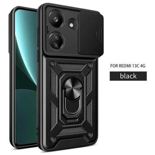 Case Xiaomi Redmi 13c  - Con aro y protector de cámara - Imagen 3