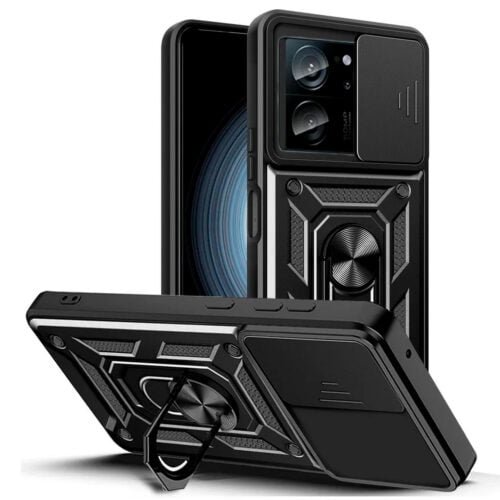 Case Xiaomi 13T / Xiaomi 13T Pro - Con aro y protector de cámara - Imagen 3