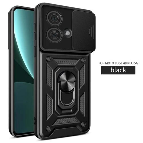 Case Moto Edge 40 Neo - Con protector de cámara y Aro - Imagen 4