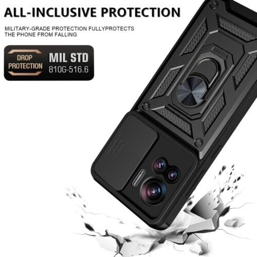 Case Moto Edge 30 Ultra - Con protector de cámara y aro - Imagen 3