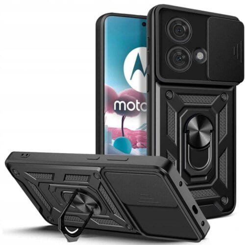 Case Moto Edge 40 Neo - Con protector de cámara y Aro