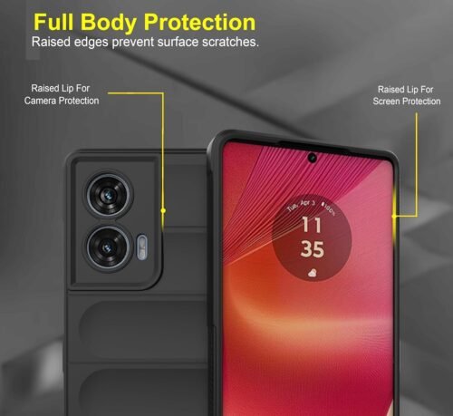 Case Moto Edge 50 Fusion - TPU Reforzado, Interior Gamuzado - Imagen 5