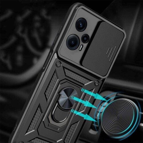 Case Poco F5 - Anti impacto con aro y protector de camara - Imagen 4