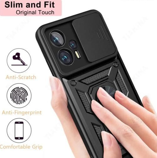 Case Poco F5 - Anti impacto con aro y protector de camara - Imagen 2
