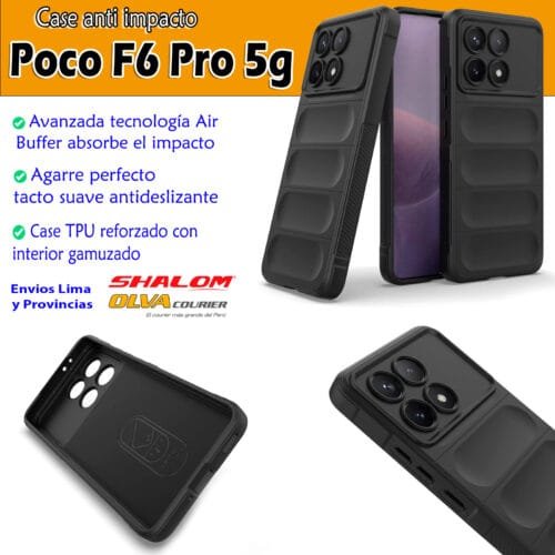 Case Poco F6 Pro 5g - Reforzado Interior Gamuzado