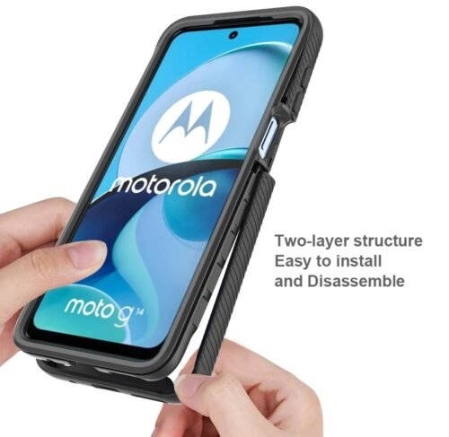Case 360 Moto G14 - Anti Impacto doble protección - Imagen 4