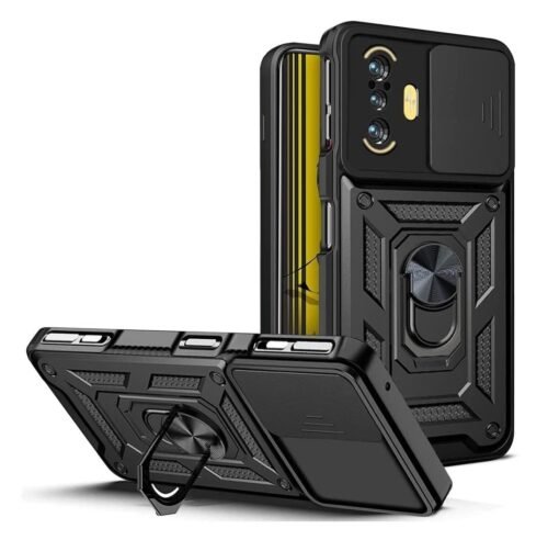 Case Redmi K40 Gaming - Anti impacto con aro y protector de camara