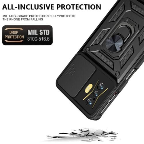 Case Redmi K40 Gaming - Anti impacto con aro y protector de camara - Imagen 7
