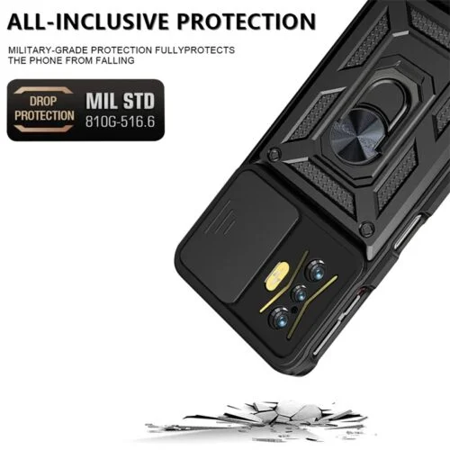 Case Redmi K40 Gaming - Anti impacto con aro y protector de camara - Imagen 7