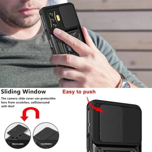 Case Redmi K40 Gaming - Anti impacto con aro y protector de camara - Imagen 5
