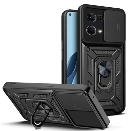 Case Oppo Reno 7 - anti impacto - Con protector de cámara