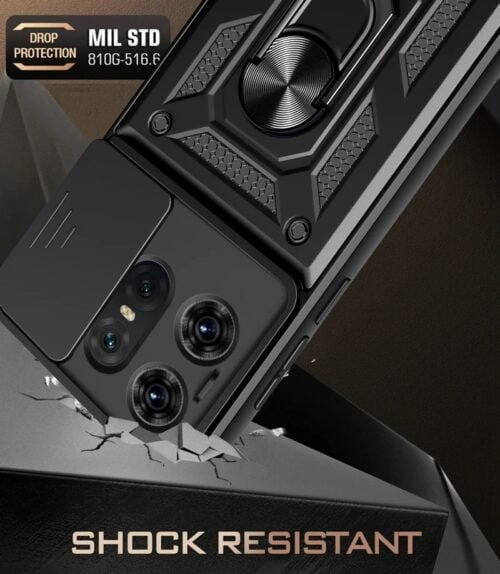 Case Moto Edge 50 Pro - Con protector de cámara y aro - Imagen 2