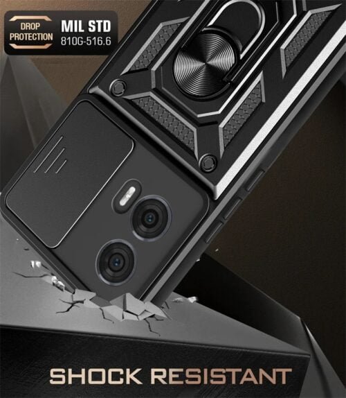 Case Moto Edge 50 Fusion - Con protector de cámara y aro - Imagen 7
