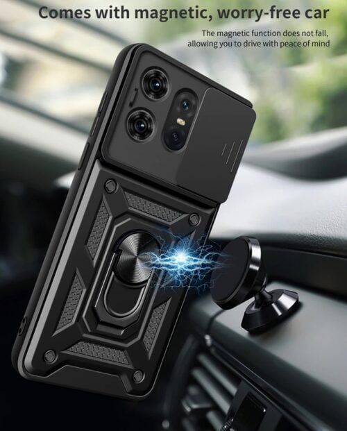 Case Moto Edge 50 Pro - Con protector de cámara y aro - Imagen 3