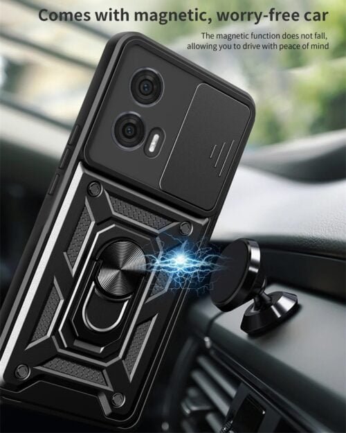 Case Moto Edge 50 Fusion - Con protector de cámara y aro - Imagen 6