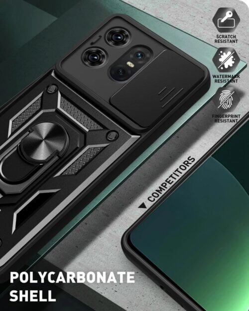 Case Moto Edge 50 Pro - Con protector de cámara y aro - Imagen 4