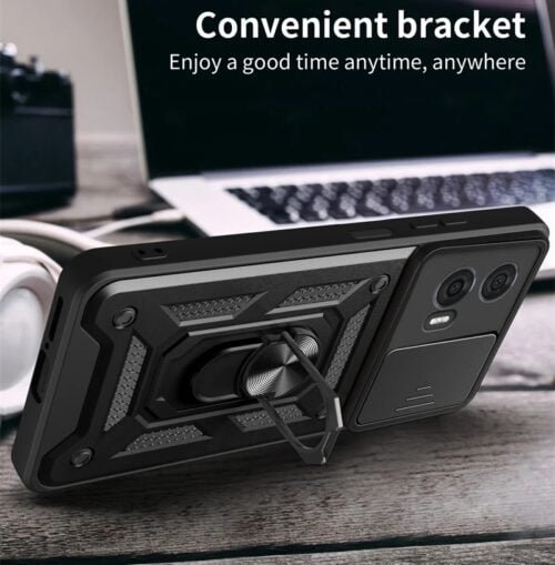 Case Moto Edge 50 Fusion - Con protector de cámara y aro - Imagen 8
