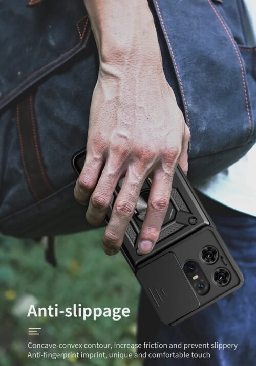 Case Moto Edge 50 Pro - Con protector de cámara y aro - Imagen 6