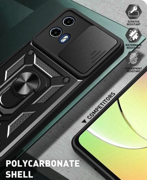Case Moto G34 5g - Protector de cámara y soporte Mágnetico - Imagen 5