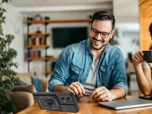 Case Moto G34 5g - Protector de cámara y soporte Mágnetico - Imagen 9
