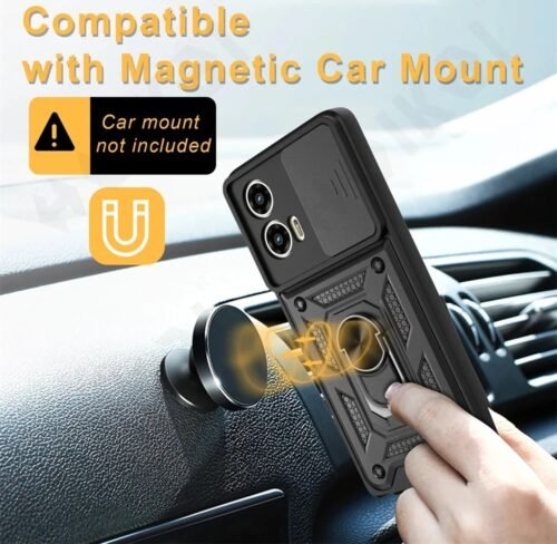 Case Moto G34 5g - Protector de cámara y soporte Mágnetico - Imagen 3