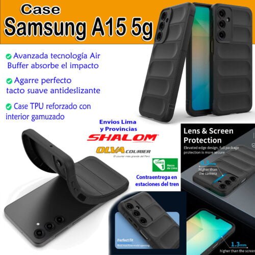 Case TPU Samsung A15 - Compacto Reforzado Elegante