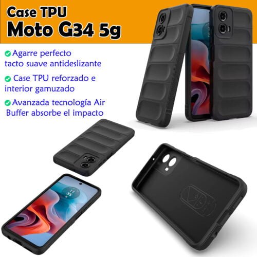 Case TPU Moto G34 5g - Compacto Reforzado Elegante