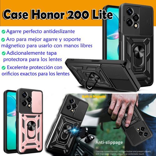 Case Honor 200 Lite 5g - Con protector de cámara