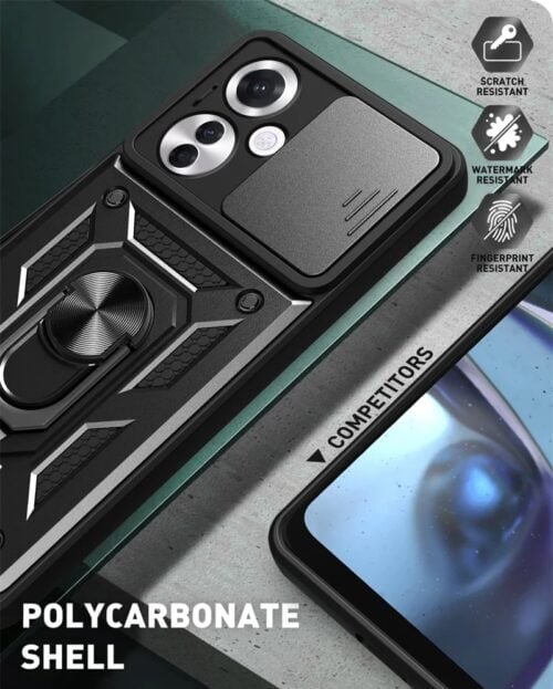 Case Oppo Reno 11F 5G - Protector de cámara y soporte Mágnetico - Imagen 4