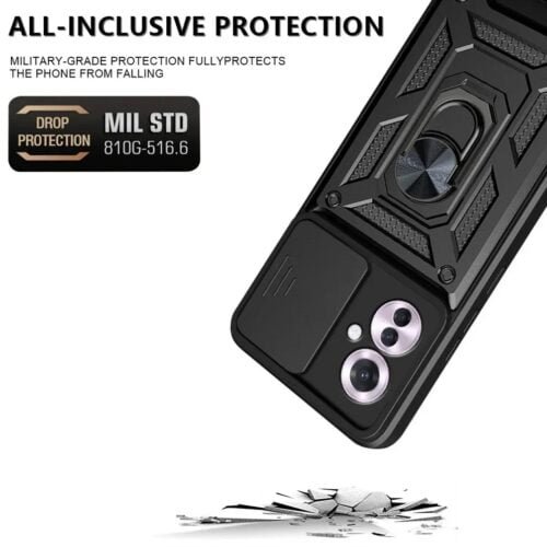 Case Oppo Reno 11F 5G - Protector de cámara y soporte Mágnetico - Imagen 2