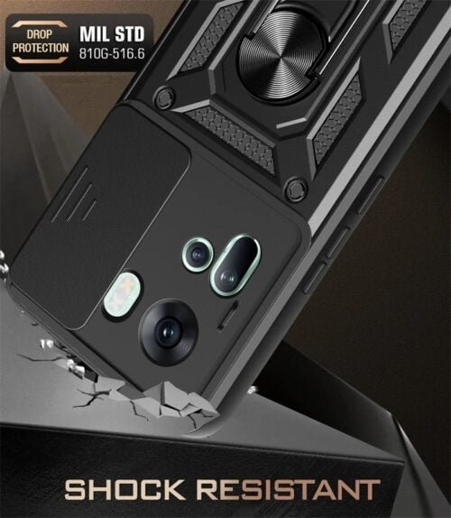 Case Oppo Reno 11 5G - Protector de cámara y soporte Mágnetico - Imagen 4