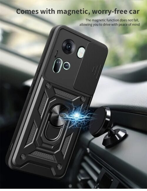 Case Oppo Reno 11 5G - Protector de cámara y soporte Mágnetico - Imagen 6