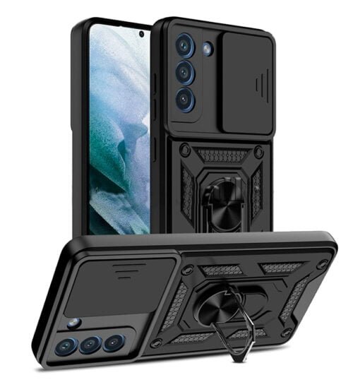 Case Samsung S21 Fe - Con protector de cámara y aro - Imagen 3