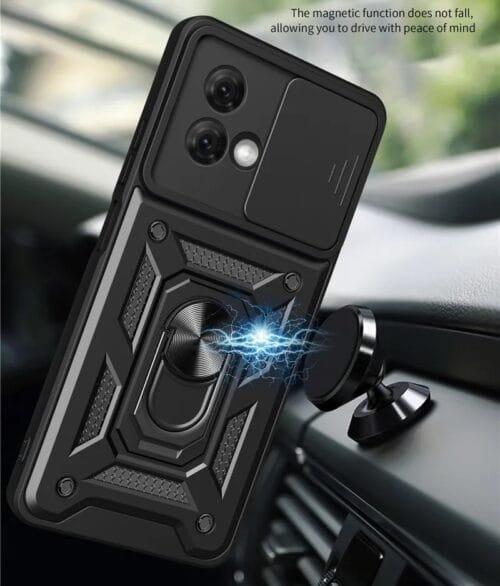 Case Moto G84 5g - Protector de cámara y soporte Mágnetico - Imagen 4