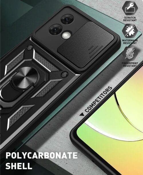 Case Moto G84 5g - Protector de cámara y soporte Mágnetico - Imagen 5