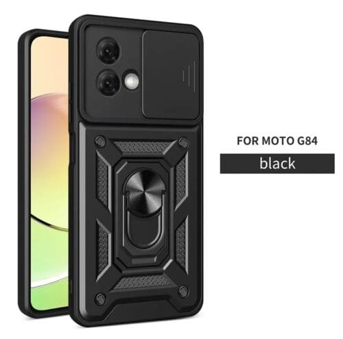 Case Moto G84 5g - Protector de cámara y soporte Mágnetico - Imagen 2