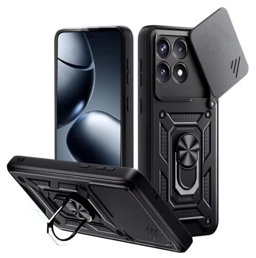 Case Xiaomi 14T 5g - Protector cámara rotatorio, soporte Mágnetico - Imagen 2