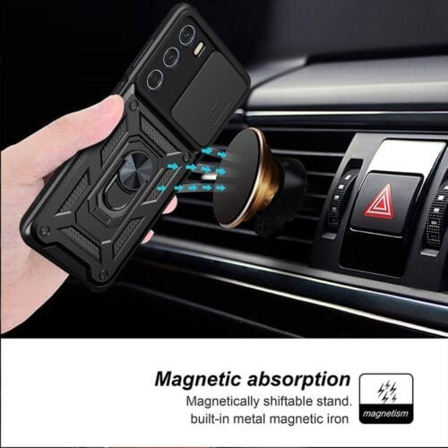 Case Moto G200 5g - Protector de cámara y soporte Magnético - Imagen 2