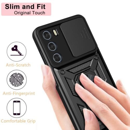 Case Moto G200 5g - Protector de cámara y soporte Magnético - Imagen 4