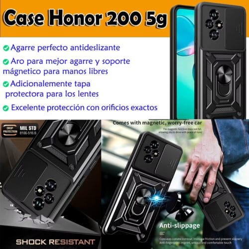 Case Honor 200 5g - Con protector de cámara