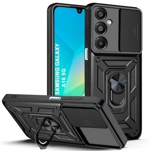 Case Samsung A16 5g - Con protector de cámara y aro