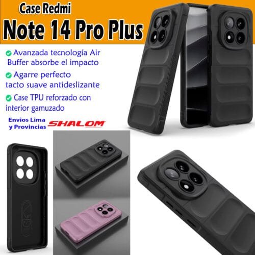 Case TPU Redmi Note 14 Pro Plus - Compacto Reforzado Elegante