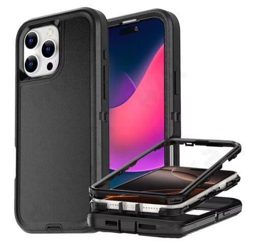 Case 360 Samsung Iphone 16 Pro Max - Anti Impacto - Tres Piezas - Imagen 4