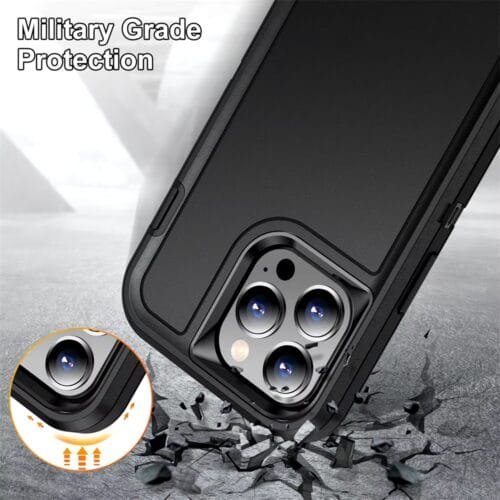 Case 360 Samsung Iphone 16 Pro Max - Anti Impacto - Tres Piezas - Imagen 5